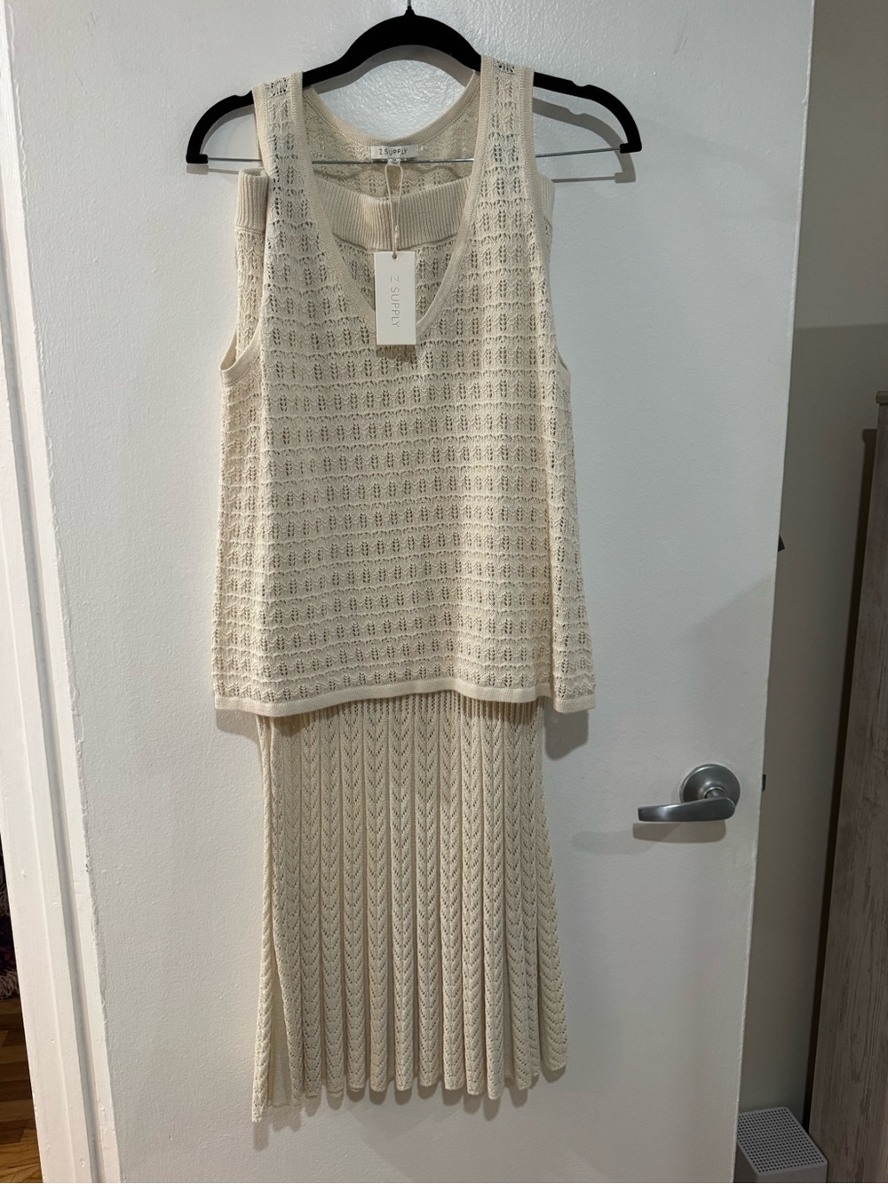 Top and skirt matching set